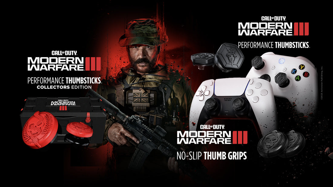 Modern Warfare III Thumb Grips and Collectors Edition Thumbsticks
