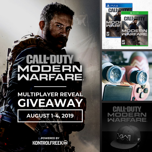 And The Winners of the KontrolFreek Modern Warfare Multiplayer Reveal Giveaway Are...