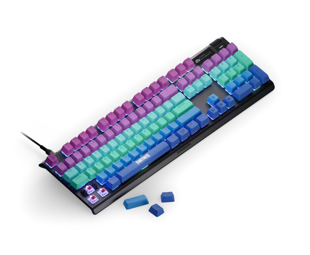 SteelSeries PBT Keycaps - Fortnite Supply Llama Edition