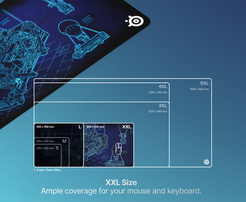 SteelSeries Qck Cloth XXL - Fortnite Battle Bus Edition