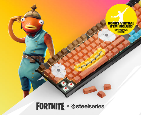 SteelSeries PBT Keycaps - Fortnite Fishstick Edition