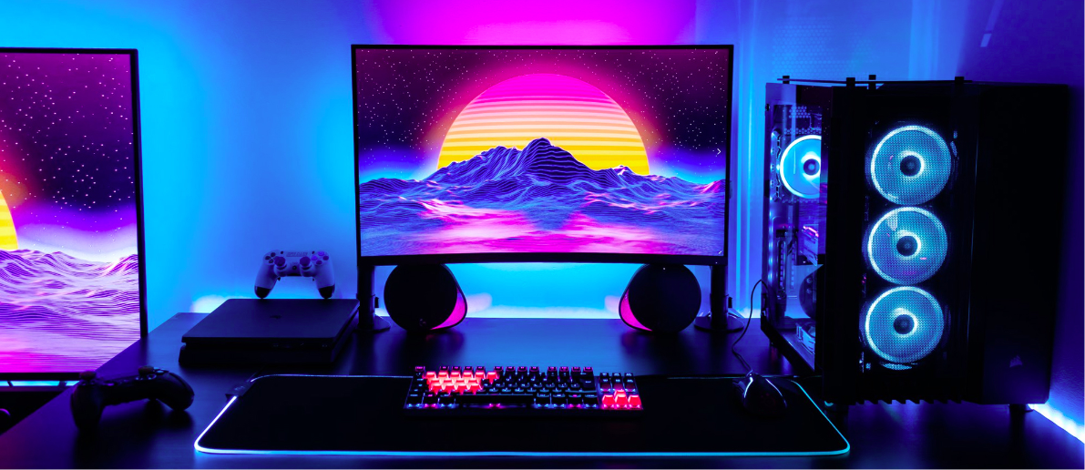 Kontrolfreek gaming lights led strip online lights usb powered with controller