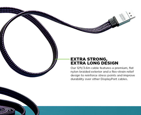 12' DisplayPort 1.4 Gaming Cable
