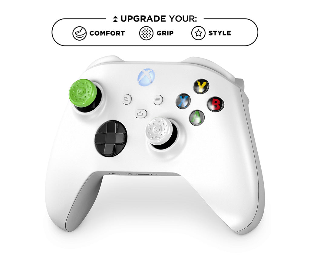 No-Slip Thumb Grips for Xbox - Black/White/Green/Light Green
