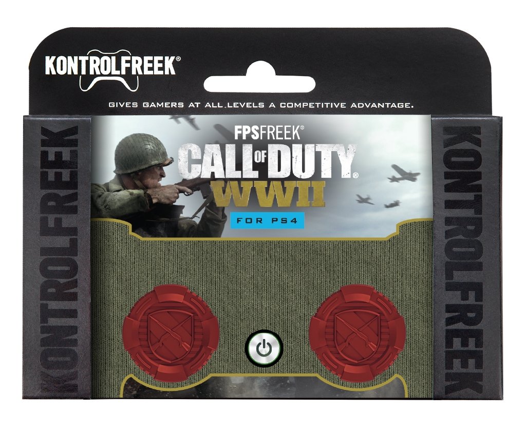 KontrolFreek FPS Freek Call of Duty: WWII Thumbsticks for PlayStation 4 Red  2577-PS4 - Best Buy