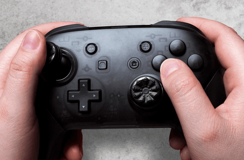 Black Galaxy Thumbsticks Nintendo Switch Pro Controller